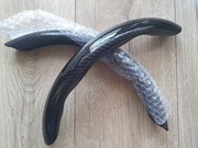 Kpl Osłon nakładka kierownicy  włókno węglowe Uniwersalne dopasowane 38 cm