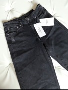 Spodnie damskie dżinsy boyfriend czarne Calvin Klein rozmiar S 