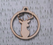 bombka sklejka 10 cm decoupage scrapbooking mod18