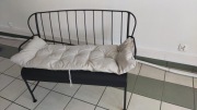 Sofa siedzisko kanapa ławka dom i ogród metalowa komplet poduszek IKEA