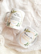 Podziękowania dla Chrzestnych, Dziadków kubki z dedykacją imieniemkomunia