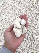 Biały Grys ŚMIETANKOWY Biały Kamień Ogrodowy 