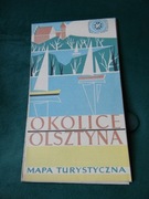 Okolice Olsztyna mapa turystyczna 