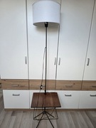 Wyjątkowa Lampa Podłogowa Ze Stolikiem i gazetnikiem – Styl Vintage / PRL 