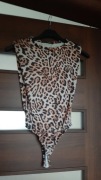 Body panterka print zwierzęcy Boohoo