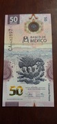 BANKNOT MEKSYK 50 PESOS 2023 ROK  POLIMER