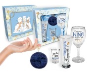 zestaw szklanka kieliszki + brelok granat NIEZBĘDNIK PANIEŃSKI