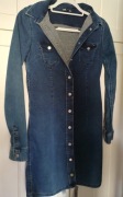 płaszcz wiosenny jeansowy