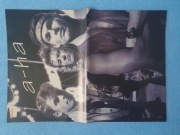 A-HA, SIMPLY RED - plakat z czasopisma POPCORN