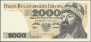 POLSKA 2000 ZŁOTYCH 1977 - MIESZKO I - BOLESŁAW CHROBRY - A