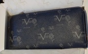 Portfel damski Versace 19V69 - grantowy oryginalny nowy