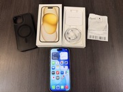 iPhone 15 128gb yellow żółty KOMPLET
