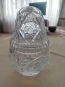 Krzyształowa cukiernica-bombonierka 