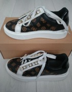 Sneakersy  Guess  Brązowe 