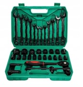 Klucze 37 el. EXTRA - powlekane + walizka