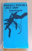 Poezja polska 1914-1939 Antologia Czytelnik książka
