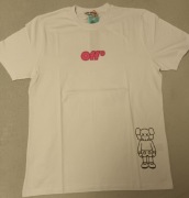 OFF-WHITE koszulka męska rozmiar XL biała 