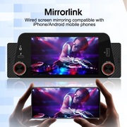 1Din Samochodowe Radio Stereo z Ekranem Dotykowym, CarPlay i Android Auto