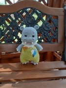 Hipopotam na szydełku