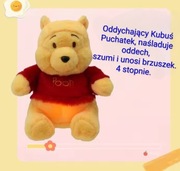 KUBUŚ PUCHATEK ODDYCHAJĄCY ŚWIATŁO DŹWIĘK PLUSZAK SENSORYCZNY PRZYTULANKA