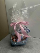 Koszyczek wielkanocny ze słodyczami Prezent dziecko zajączek