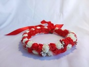 Wianuszek na głowę dla dziewczynki ręcznie robiony