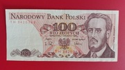 Banknot 100 zł z 1988r, Seria TH