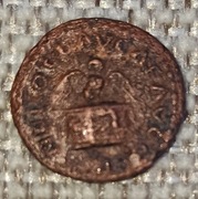 NERON. (54-68) Kwadrant  Sowa siedząca na ołtarzu 