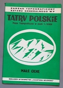 Tatry Małe Ciche mapa wojskowo turystyczna