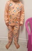 Komplet Psi Patrol Koszulka legginsy pomarańcz 122