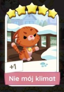 Monopoly go! Naklejka/karta 'Nie mój klimat' set 18, 5*