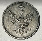 1 fenig 1918 r , Królestwo Polskie ,piękny stan 