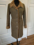 Kożuch kożuszek damski ciepły L długi na zimę 