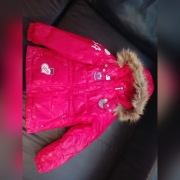 Kurtka zimowa Benetton dla dziewczynki rozmiar 110