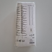 Prześcieradło z gumką IKEA DVALA 140 x 200 cm białe 100% bawełna