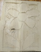 Obraz w drewnie rzezbiny