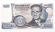 Banknot 1000 szylingów Austria 1983 P.152 Rzadki