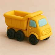 Auto wywrotka z masy cukrowej na tort 