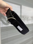 Obroża na zatrzask dla psa L/4cm czarny welur