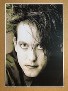 The Cure Robert Smith plakat portret cz-biały