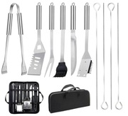 Teenza Profesjonalny zestaw przyborów do grilla ze stali nierdzewnej