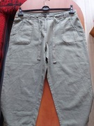 Super spodnie Doroty Perkins zieleń khaki roz 10 / 42