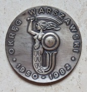 Stary medal PRL / Polski Związek Filatelistów / Warszawa / Unikat