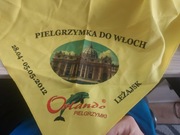 Chusta pamiątkowa - pielgrzymka do Włoch