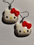 Kolczyki hello kitty