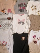 Bluzki dziewczęce długi rękaw roz 134/140 firmówki 