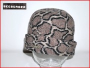 czapka SEEBERGER WEŁNA virgin wool 100% OS r. uniwersalny beanie toczek
