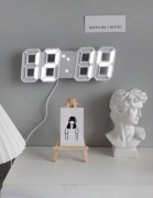 Nowoczesny zegar led 