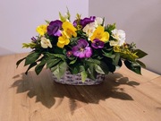 Stroik na grób lub do domu kompozycja wiosenna ST31