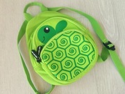 Mały Plecak plecaczek dzieciecy przedszkolny na wycieczki zielony żółwik 